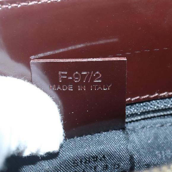 CELINE Shoulder Bag Enamel Brown Auth bs19881 - Picture 12 of 16